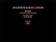 Tablet Screenshot of donrearic.com